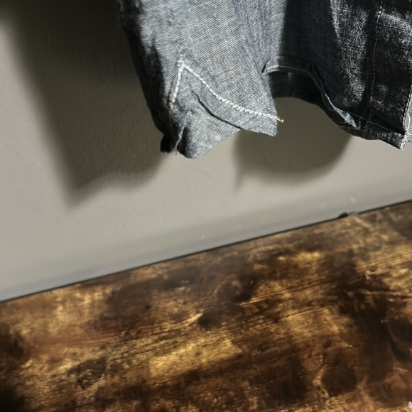 Tailored Gap denim chambray Byron down shirt - Picture 10 of 13